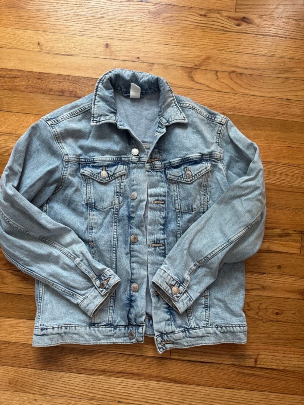 H&M Light Blue Denim Jacket sz 14